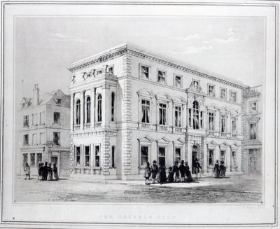 The Gresham Club, engraved by J.R Jobbins by English School